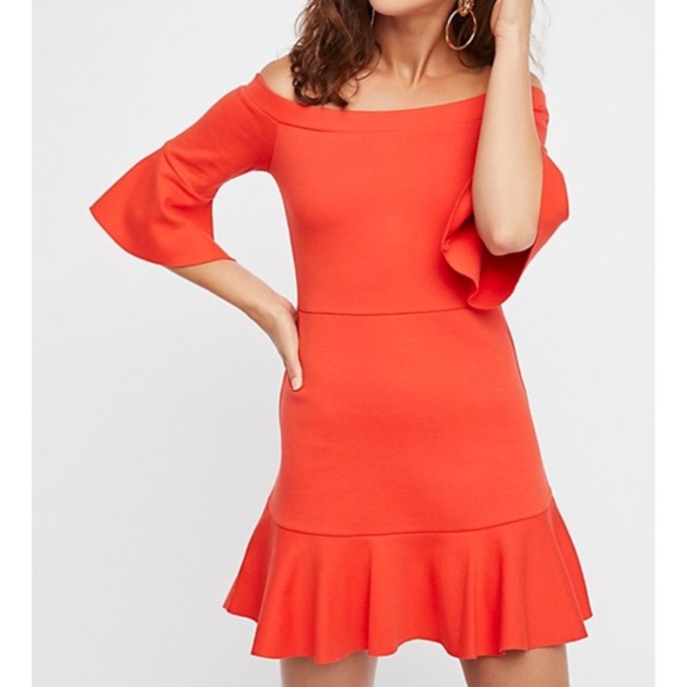 *NWOT* Free People flower market mini dress